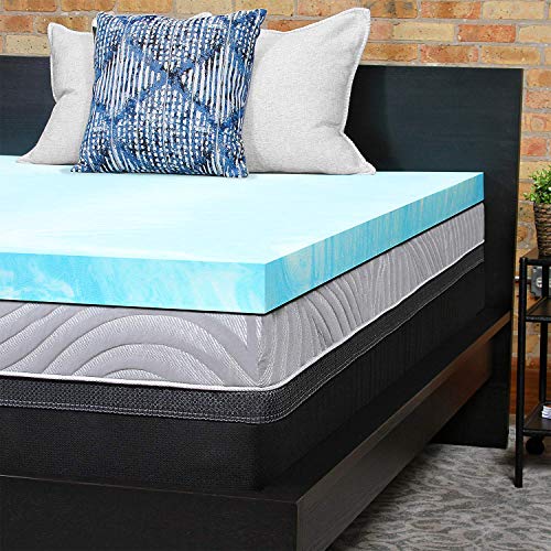 Sealy Mattress Topper, Queen, Blue