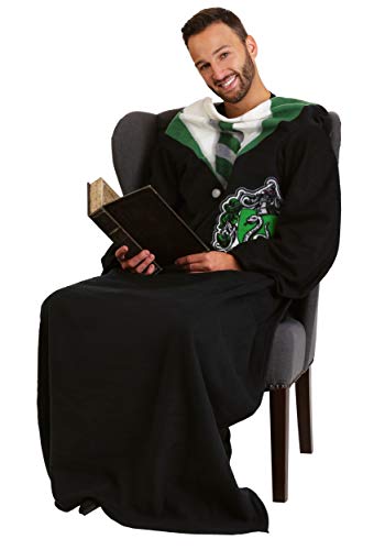 Northwest Comfy Throw Blanket with Sleeves, 48 x 71 Inches, Slytherin Rules