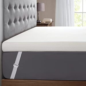 jamdok 3-inch high density foam twin xl mattress topper-removable cover-roll up mattress topper-dorm room mattress pad…
