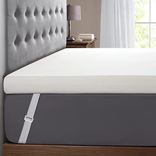 Jamdok 3-Inch High Density Foam Twin XL Mattress Topper-Removable Cover-Roll Up Mattress Topper-Dorm Room Mattress Pad…