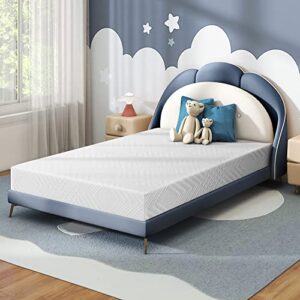 iululu twin xl mattress, 6 inch memory foam mattress in a box twin xl size for bunk bed, medium firm, certipur-us certified, made in usa