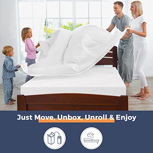 IULULU Twin XL Mattress, 6 inch Memory Foam Mattress in a Box Twin XL Size for Bunk Bed, Medium Firm, CertiPUR-US Certified, Made in USA