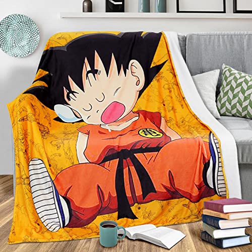 Anime Blankets Characters Super Soft Flannel Throw Blanket 50"x60" Warmth Shaggy Blanket for Couch Bed