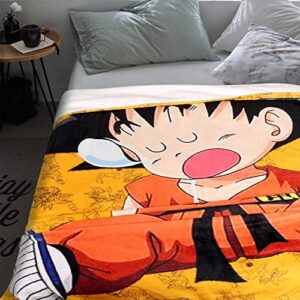 Anime Blankets Characters Super Soft Flannel Throw Blanket 50"x60" Warmth Shaggy Blanket for Couch Bed