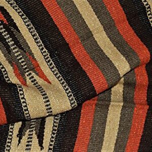 Galaxy Reborn Mexican Blanket Handwoven XLarge Tribal Arrow Falsa in Burnt Umbre Heavyweight Premium Blanket Mexican Yoga Bohemian Throw Indian Rug Serape