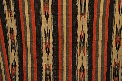 Galaxy Reborn Mexican Blanket Handwoven XLarge Tribal Arrow Falsa in Burnt Umbre Heavyweight Premium Blanket Mexican Yoga Bohemian Throw Indian Rug Serape