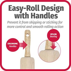 Goodcook 05717000817 Good Cook Classic Wood Rolling Pin, 1,23830