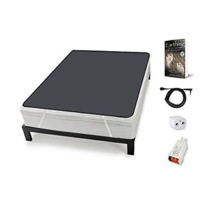 grounding mattress cover for bed (full size), grounding sheets for earthing, improve sleep with clint ober's ground therapy products (also online in cal king, split king, queen, full, twin, twin xl) 
