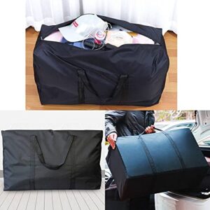 Extra Large Moving Bags with Strong Zippers & Carrying Handles, Storage Bags Storage Totes for Clothes, Moving Supplies, Space Saving, Oversized Storage Bag Organizer for Moving, Traveling (2 Pack)