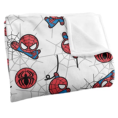 Marvel Spiderman Kawaii Silky Touch Super Soft Throw Blanket 36" x 58"