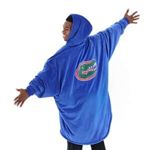 THE COMFY Original Quarter-Zip | University of Florida Logo & Insignia | Oversized Microfiber & Sherpa Wearable Blanket with Zipper, Seen On Shark Tank, One Size Fits All