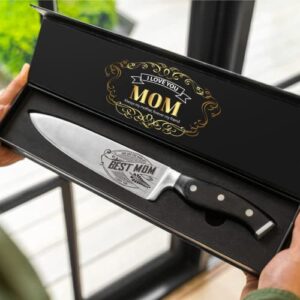 cutlinx birthday gifts for mom from daughter son kids - mothers day gifts ideas - cooking gifts for best mom ever - kitchen chef knife gift set