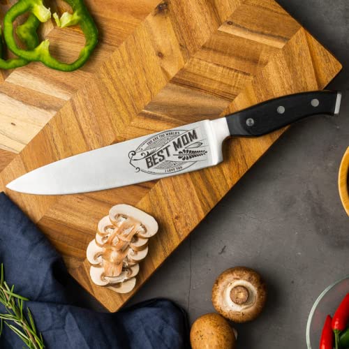 CUTLINX Birthday Gifts for Mom from Daughter Son Kids - Mothers day Gifts Ideas - Cooking Gifts for Best Mom Ever - Kitchen Chef Knife Gift Set