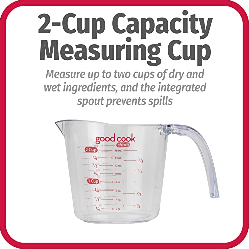 BRADSHAW INTERNATIONAL 19864 2Cup Plastic Measuring Cup