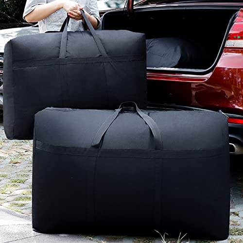 IWEIK Multipurpose Extra Large Storage Bags Laundry Bags for Space Saving Storage (230L, Black)