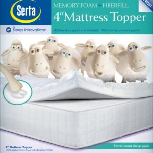 Serta 4-Inch Dual Layer Mattress Topper,King