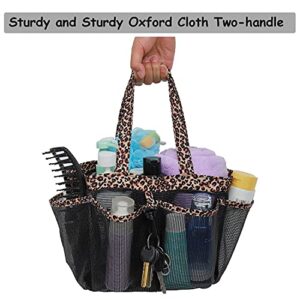 Mesh Shower Caddy Tote for College Dorm Room Essentials, Hanging Large Portable Shower Tote Bag Toiletry Organizer with Key Hook for Bathroom Accessories