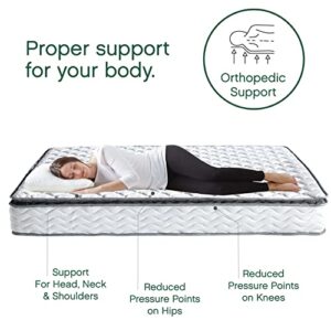 Classic Brands Decker 10-Inch Pillow Top Innerspring Mattress, King | Bed in a Box