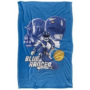 Power Rangers Blue Ranger Silky Touch Super Soft Throw Blanket 36" x 58"