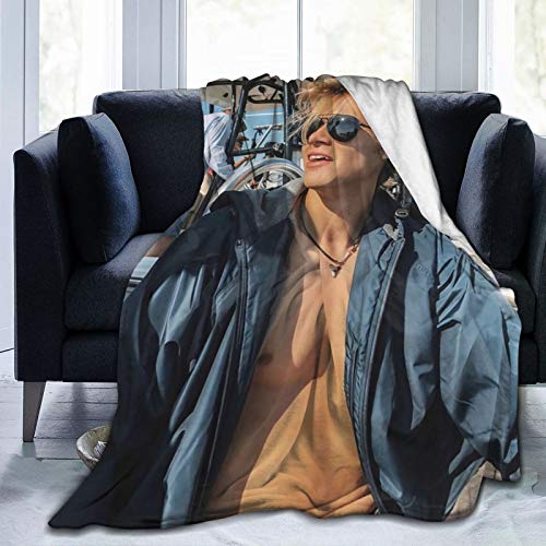 Rudy Pankow J.J. Maybank Soft and Comfortable Wool Fleece Throw Blankets Yoga Blanket Beach Blanket Suitable for Home and Tourist Camping