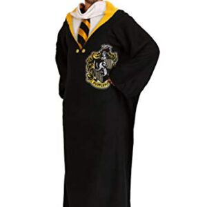 Northwest Comfy Throw Blanket with Sleeves, 48 x 71 Inches, Hufflepuff Rules