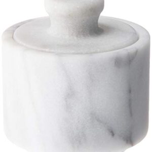 Fox Run Marble Salt Cellar, White 3" x 3"