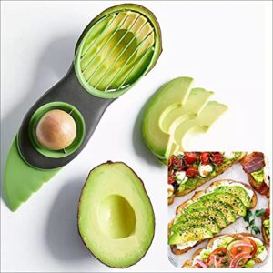 3-İn-1 avocado slicer, avocado cutter tool, avocado slicer seed remover, multifunctional avocado peeler, fruit slicer