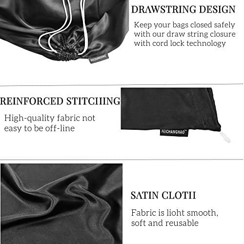 2 PCS Dust Cover Storage Bags Silk Dustproof Drawstring Bag storage pouch Satin Bags for Packaging Handbags, Purses, Shoes Boots Home Storage Bags