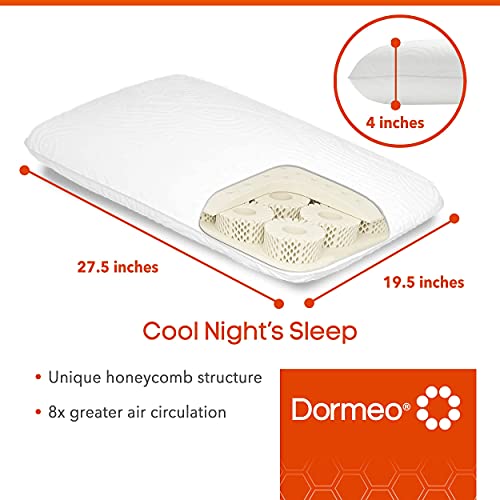 The Premium Mattress Topper by Dormeo (Twin) and True Evolution Pillow Bundle