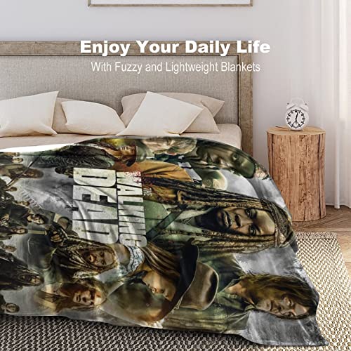 Landosps Nice The Apocalyptic Walking Horror Drama Dead Throw Blanket, Plush Microfiber Halloween Blankets and Throws for Bed, Weighted Air Condition Blanket 40"*50" （100 * 130cm）