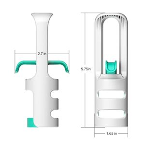 HERLLY Grape Slicer,Daily Fruit and Veggie Divider,Fruit Cutters with Stainless Steel Blades,Grape Cutter for Baby Supplement (Green)