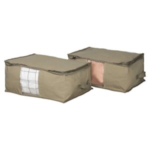 richard's homewares - cedar-lined clothing storage bags - 18" x 14" x 8" - 2 bags