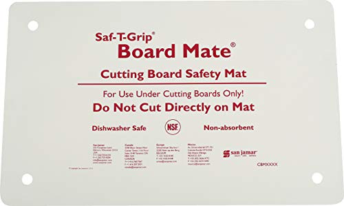 Carlisle FoodService Products CBM1016 Saf-T-Grip Board-Mate Nonslip Cutting Board Mat, 16" Width x 10" Height (Pack of 1)