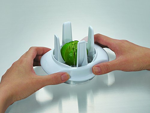 Simposh Lemon & Lime Wedge Slicer Cutter to Garnish Food Drink Corona Beer Tea Cocktails Oysters and More | Enjoy Slices of Lemon and Lime Wedges in Seconds