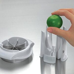 Simposh Lemon & Lime Wedge Slicer Cutter to Garnish Food Drink Corona Beer Tea Cocktails Oysters and More | Enjoy Slices of Lemon and Lime Wedges in Seconds