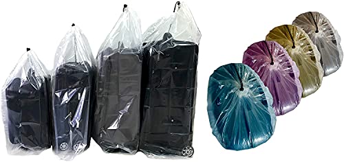 Set of 5 Plastic Storage Bags for Luggage Storage, Pillow Bag, Rug Bag Plastic Drawstring Bags for Suitcase Storage, Attic Storage Bags. Quality Large Plastic Storage Bag (Large)