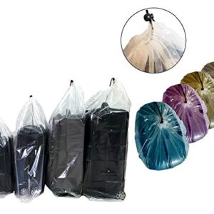 Set of 5 Plastic Storage Bags for Luggage Storage, Pillow Bag, Rug Bag Plastic Drawstring Bags for Suitcase Storage, Attic Storage Bags. Quality Large Plastic Storage Bag (Large)