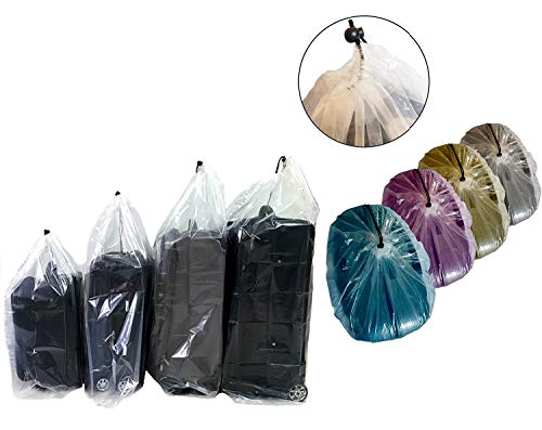 Set of 5 Plastic Storage Bags for Luggage Storage, Pillow Bag, Rug Bag Plastic Drawstring Bags for Suitcase Storage, Attic Storage Bags. Quality Large Plastic Storage Bag (Large)