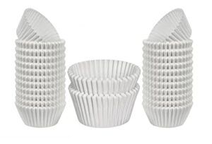 mr. miracle standard size white baking cup for cupcakes and cup liners. pack of 500