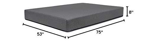 Dreamfoam Bedding Chill 8" Gel Memory Foam Mattress, Full- Made in Arizona