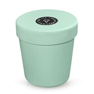 the ice cream canteen vacuum insulated double wall stainless steel thermos container for the pint of ice cream enjoy ice cream anywhere (mint green)