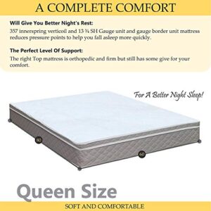 Mattress Solution Plush Mattress, Queen Size