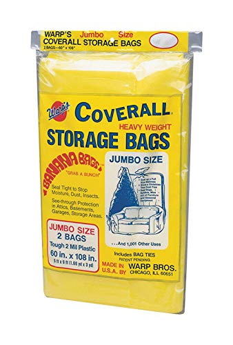 Warp Brothers FBA_ Jumbo Storage Bags, 60" X 108"