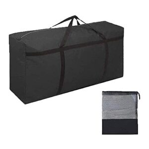 witery large storage bag 180l garden furniture cushion with zip waterproof sturdy 600d oxford moving clothes storage bags organizer bags for bedding, duvets, pillows, clothes moving home