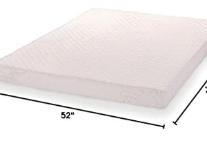 PlushBeds Sofa Mattress Organic Cotton| Handcrafted in The USA| Natural Latex| CertiPUR-US® Certified Plush Foam Layer| GOTS Organic Cotton Cover| Luxurious Comfort and Support| Full