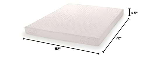 PlushBeds Sofa Mattress Organic Cotton| Handcrafted in The USA| Natural Latex| CertiPUR-US® Certified Plush Foam Layer| GOTS Organic Cotton Cover| Luxurious Comfort and Support| Full