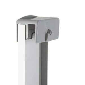 Bath Bliss Adjustable Aluminum 2 Tier Hanging Shower Caddy | Jumbo | Bathroom Storage | Good for Shampoo, Soaps, Razors, Wash Cloths | Rust Proof | Silver