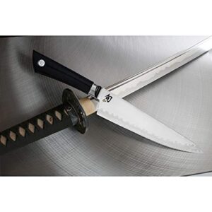 Shun Cutlery Sora Chef's Knife 8”, Gyuto-Style Kitchen Knife, Ideal for All-Around Food Preparation, Authentic, Handcrafted Japanese , Professional Chef Knife