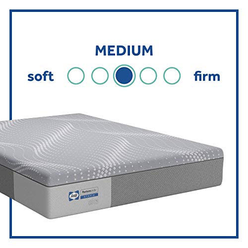 Sealy Posturepedic Hybrid Paterson Medium Feel Mattress and 9-Inch Foundation, Queen