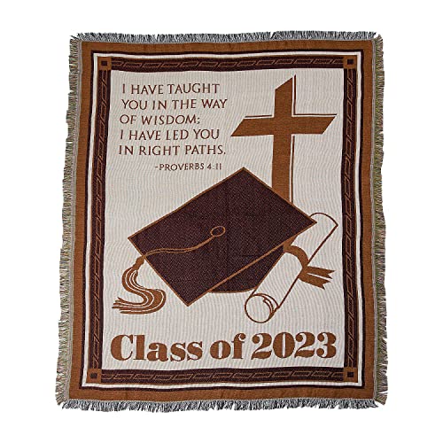 Fun Express 2023 Religious Graduation Throw